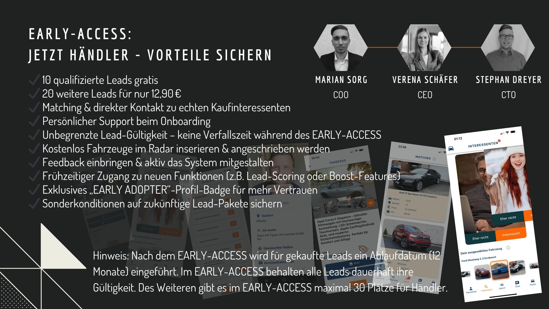 Early-Access-Vorteile